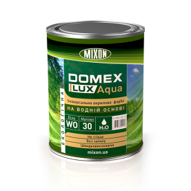 Водорозчинна універсальна фарба 1 л Domex Lux Aqua 40